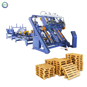 自動ストリングパレットマシン木製パレット釘打機圧縮木製パレット製造機 - Product Image 1