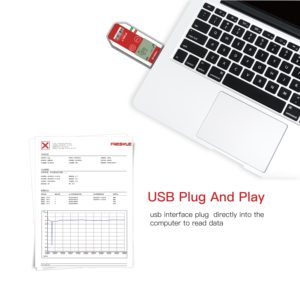 Registrador DE DATOS USB de alta calidad de tecnología digital para registrador de datos de temperatura de un solo uso médico