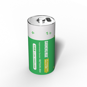 热销USB可充电D电池1.5V型C端口充电USB电池组6000mWh - Product Image 1