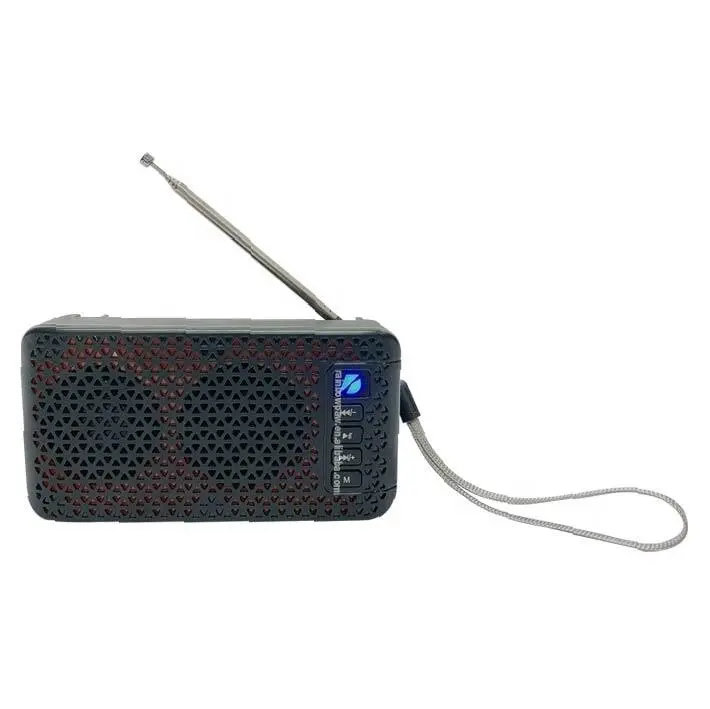 Kts-1632 Alto-falante Kts movido a energia solar portátil bt alto-falante ao ar livre sem fio usb tf tss mp3 music player com corda pendurada fm rádio