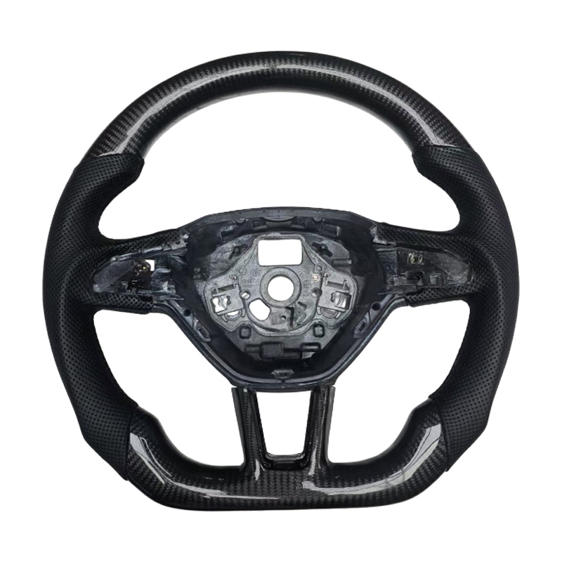 Leather+carbon fiber+black stitching