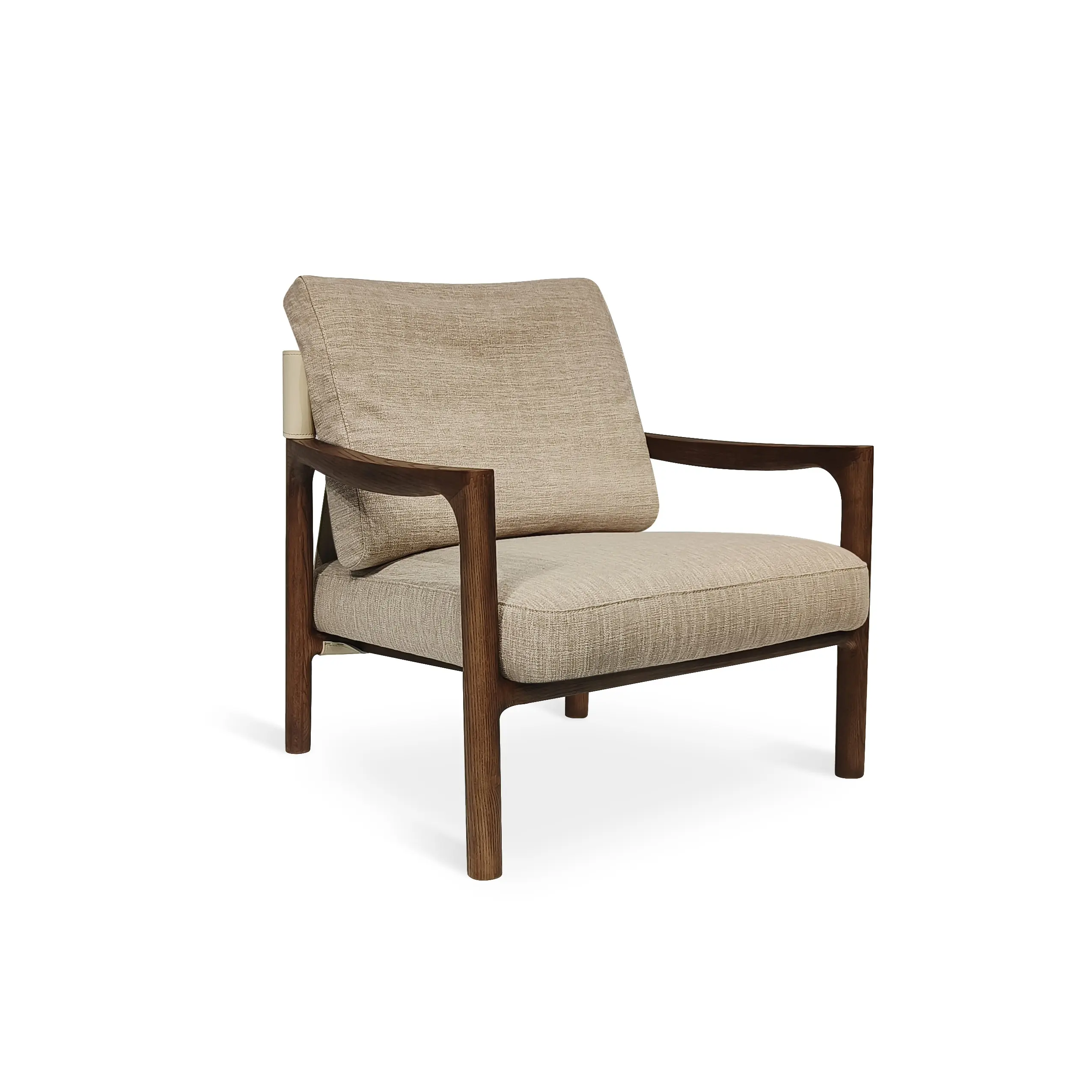 Современное кресло для мебели, кресло из микрофибры и кожи, деревянное кресло для отдыха в гостиной, диван-стулья