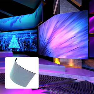 Full Color Customized Soft <strong>Module</strong> Curved Flexible Led <strong>Display</strong> Screen IP40 640x480mm Indoor P2 P2.5 P3 P4 Flexibility Led Screen