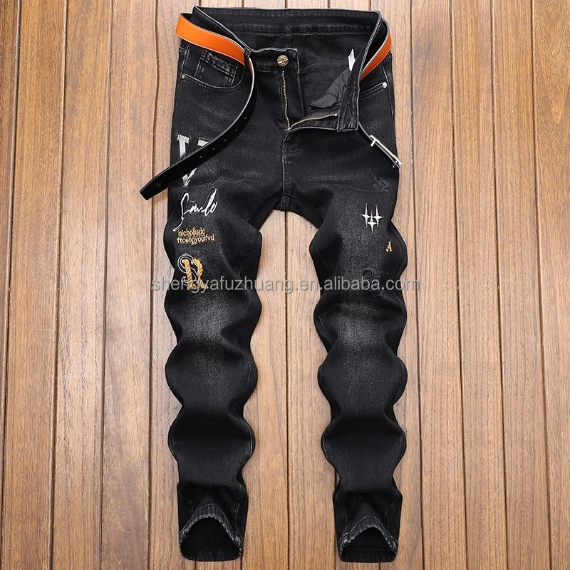 Wholesale hot items 2022 slim fit pants male stretch mens jeans skinny men's jeans new style man jeans