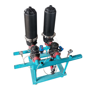 3 pollici 4 unità di irrigazione agricola automatico posteriore di vampatura autopulente sistema di filtro dell'acqua per irrigazione a goccia