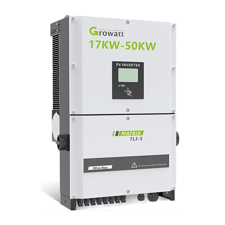 Growatt 30000W de energía Solar inversor de lazo de la rejilla 20000W inversor de corriente 25000W precio 33KW 40KW con controlador MPPT