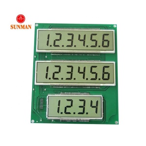 Hersteller Custom 4 6-stelliges LCD-Bildschirm modul LCD-Display Kraftstoffsp ender anzeige PCB Segment Sigment Board - Product Image 1