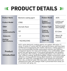 Lớp Phủ Nano Chống Thấm Nước Nano trong suốt Acfc 27002 - Product Image 2