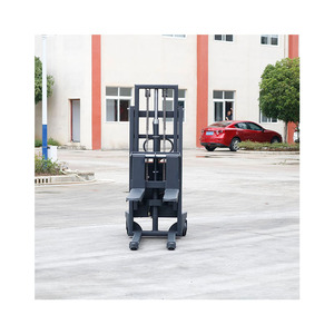 Haizhili Semi Electric Pallet <strong>Stacker</strong> 1ton 2m Electric Manual <strong>Stacker</strong> with CE Certification Hand <strong>Push</strong> Electric Lifting <strong>Stacker</strong> - Product Image 2