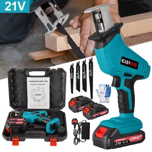 Snoerloze Elektrische Reciprozaag Handheld Hout & Metalen Cutter Power Saw Voor Uk Market