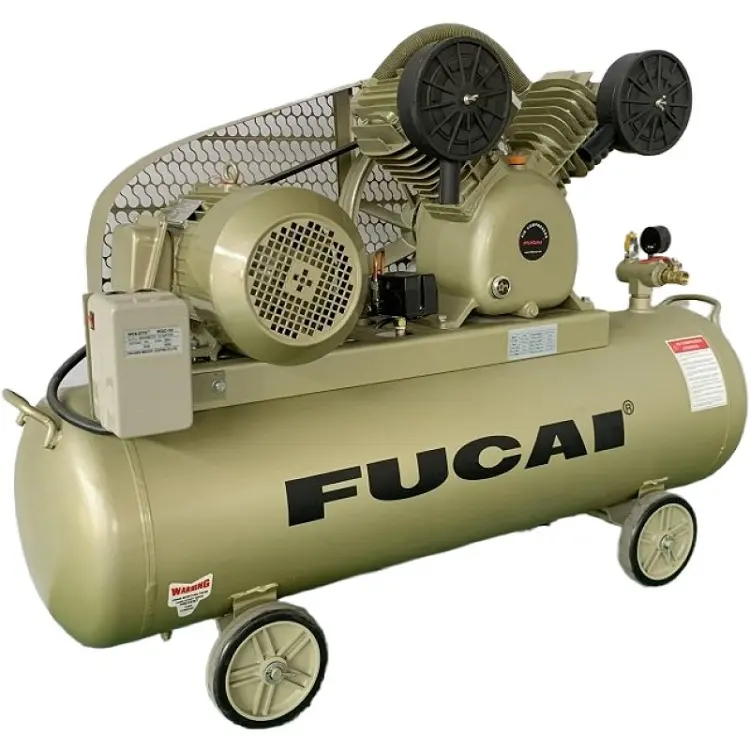 Compressore industriale FUCAI 380v 1.5kw/2hp compressore d'aria a pistone 200 litri