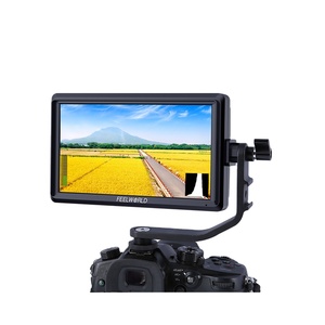 Monitor DSLR IPS de 5,5 pulgadas para campo de cámara, asistencia de enfoque 1280x720, compatible con entrada HDMI 4K, salida de CC, incluye brazo de inclinación - Product Image 1