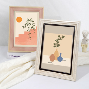 Simple <strong>7</strong>&quot; Picture <strong>Frame</strong> Decoration Wholesale 5&quot; 6 &quot;8&quot; <strong>10</strong> &quot; A4 Wall Retro <strong>Photo</strong> <strong>Frame</strong> Tabletop Display <strong>Frame</strong> - Product Image 5