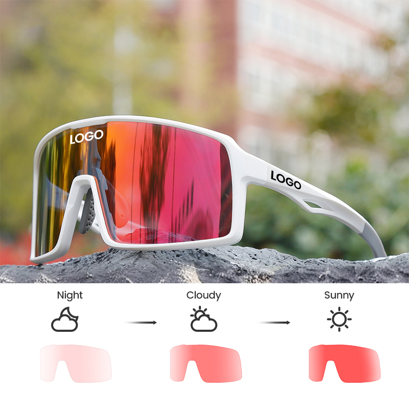 White frames +Red lenses
