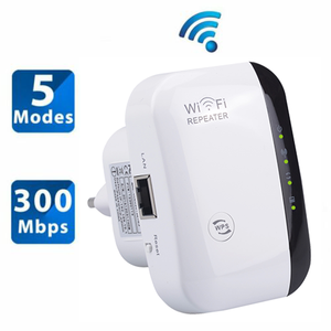 工場ミニWifiエクステンダー信号増幅器802.11nWifiブースター300mbpsWifiリピーター (米国/au/eu/英国プラグ付き) - Product Image 5