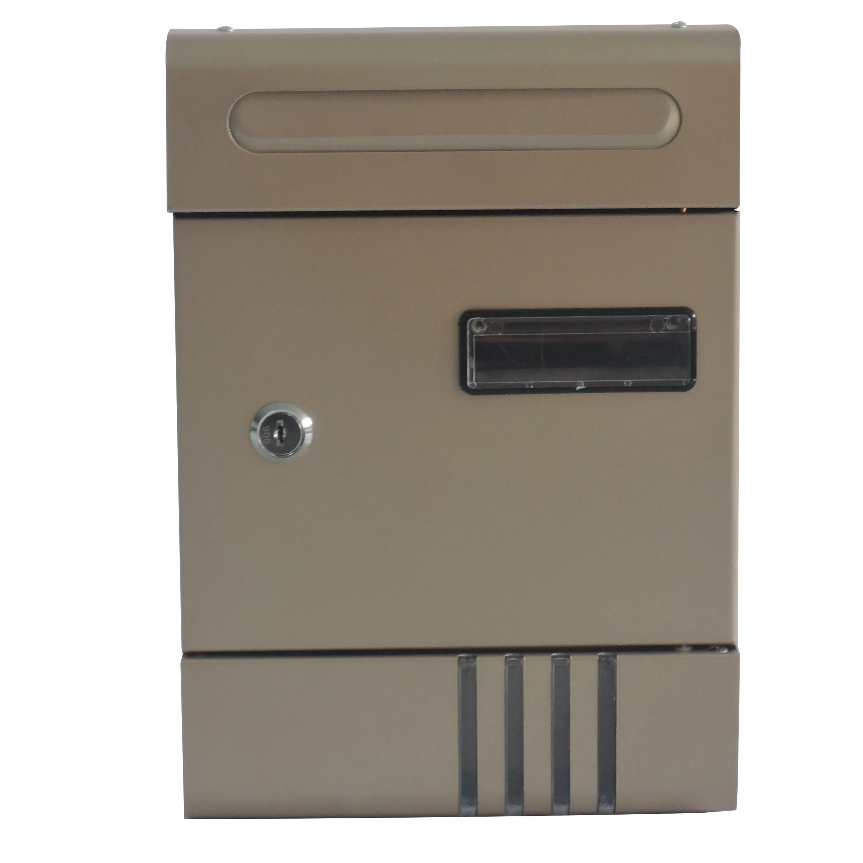 Hot Sale Outdoor Parcel Box Wall Mounted Weatherproof Lockable Mailbox Draft Front Door Inside
