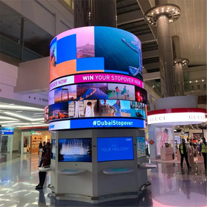 Pantalla LED HD Publicidad Pantalla LED flexible inteligente Precio Pantalla LED cóncava flexible Columna flexible LED Pantalla curva - Product Image 6