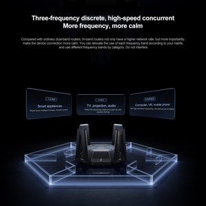 Dropshipping originale Xiaomi WiFi Router 10 Gigabit Tri-Band <span class=keywords><strong>Wireless</strong></span> Mesh Game Acceleration Repeater