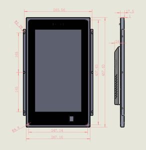 15.6 Inch Small Cheap Open Frame <strong>Lcd</strong> <strong>Computer</strong> Portable hd Vga <strong>Monitor</strong> Ip65 Waterproof Capacitive Wall Mount Touch Screen <strong>Monitor</strong> - Product Image 5