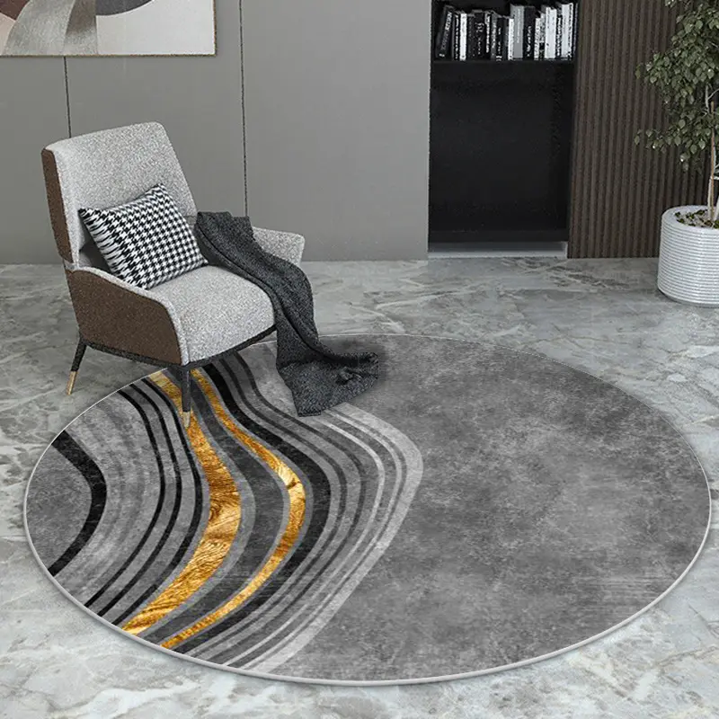 Karpet dalam ruangan lembut Modern asrama, karpet pola bintang wol Alfombra untuk pantai karpet panjang besar Shaggy Tapis Salon karpet Nordik/