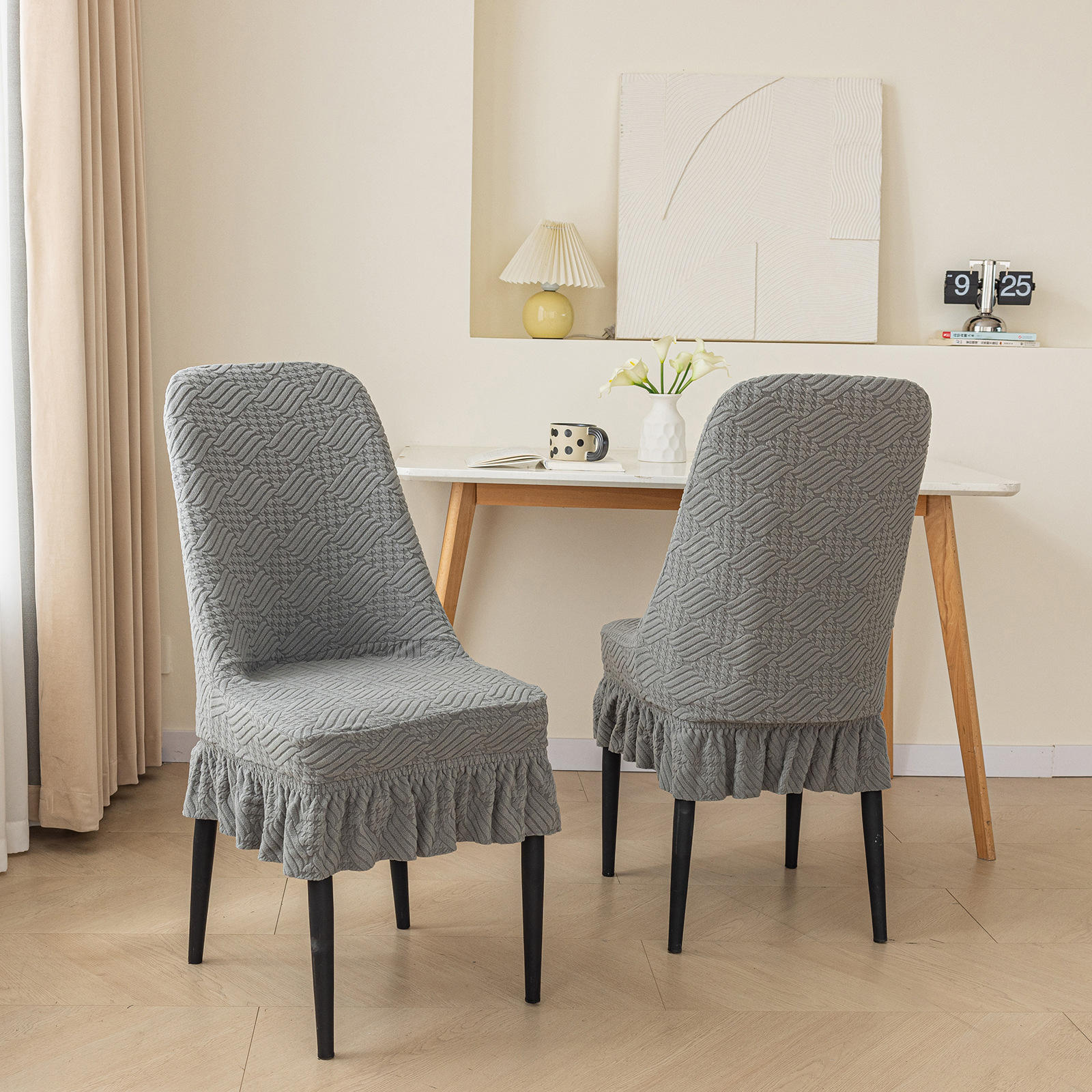 Gentleman gris-avec jupe