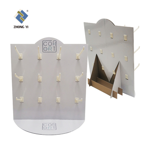Kunden spezifisches rotierendes Karton-Counter-Top-Display mit Peg Hook Tabletop-Display Wellpappe zähler für elektronisches Ladegerät - Product Image 6