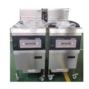 25L Potato French Fries Chips Frying Deep Chicken Fryer Restaurant Open Fryer Machine Oil Filtration <strong>System</strong> 2baskets <strong>Computer</strong> - Product Image 1