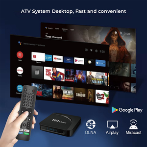最高のAndroid TVボックスAmlogic S905X5MクアッドコアCPU M11 <span class=keywords><strong>MAX</strong></span> 6NM AI-SR画像解像度Android 14 OS最高品質64GB Tvbox