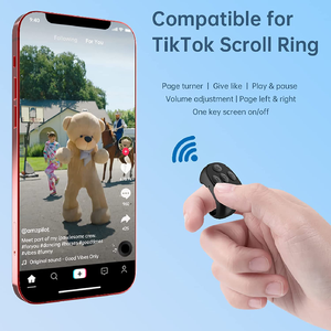 Per Bluetooth anello di scorrimento senza fili telecomando Tiktok pagina Turner polpastrello Video Controller materiale plastico codice fisso - Product Image 6