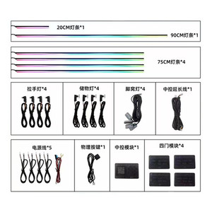 High Quality Dynamic <strong>LED</strong> Ambient <strong>Light</strong> 18 In1 App Control Car Interior <strong>Led</strong> <strong>Light</strong> - Product Image 1