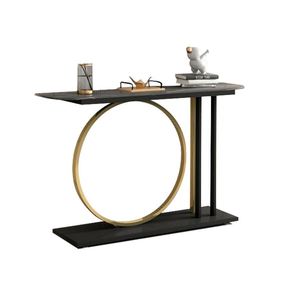 İtalyan tasarım Modern konsol Tableblack ve beyaz kayrak masaüstü masa oturma odası yemek giriş için - Product Image 3