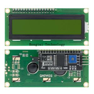 LCD1602 1602 LCD 5V-Modul Blau/Gelber Bildschirm Grüner Bildschirm 16x2 Zeichen LCD-Anzeige PCF8574 IIC I2C-Schnittstelle 5V