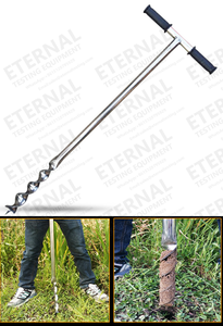 Dayanıklı kaliteli paslanmaz çelik üç bölge hırsız örnekleyici/çift tüp toprak örnekleyici - Product Image 4