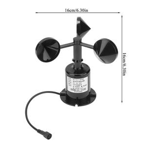Sensor de velocidad del viento de 0-50 m/s, anemómetro, Sensor de velocidad del viento, salida de señal ambiental, tipo de pulso, Tres tazas - Product Image 3