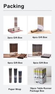 餐桌用耐用聚氯乙烯餐垫可洗防滑餐垫厨房用耐热餐垫 - Product Image 6