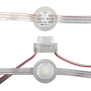 5V 12v 20mmカラフルな単色ホワイトRGBアドレス指定可能なマジックICコントロールGS8208GS8206LEDピクセルストリングモジュールライト - Product Image 2