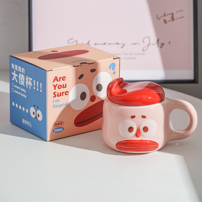 Grande tasse Silly avec couvercle