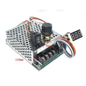 PWM DC regolatore di velocità del motore DC 10 -55V Display digitale LED 0 -100% di ingresso modulo di azionamento regolabile MAX 60A 12V 24V 36V 48V - Product Image 3