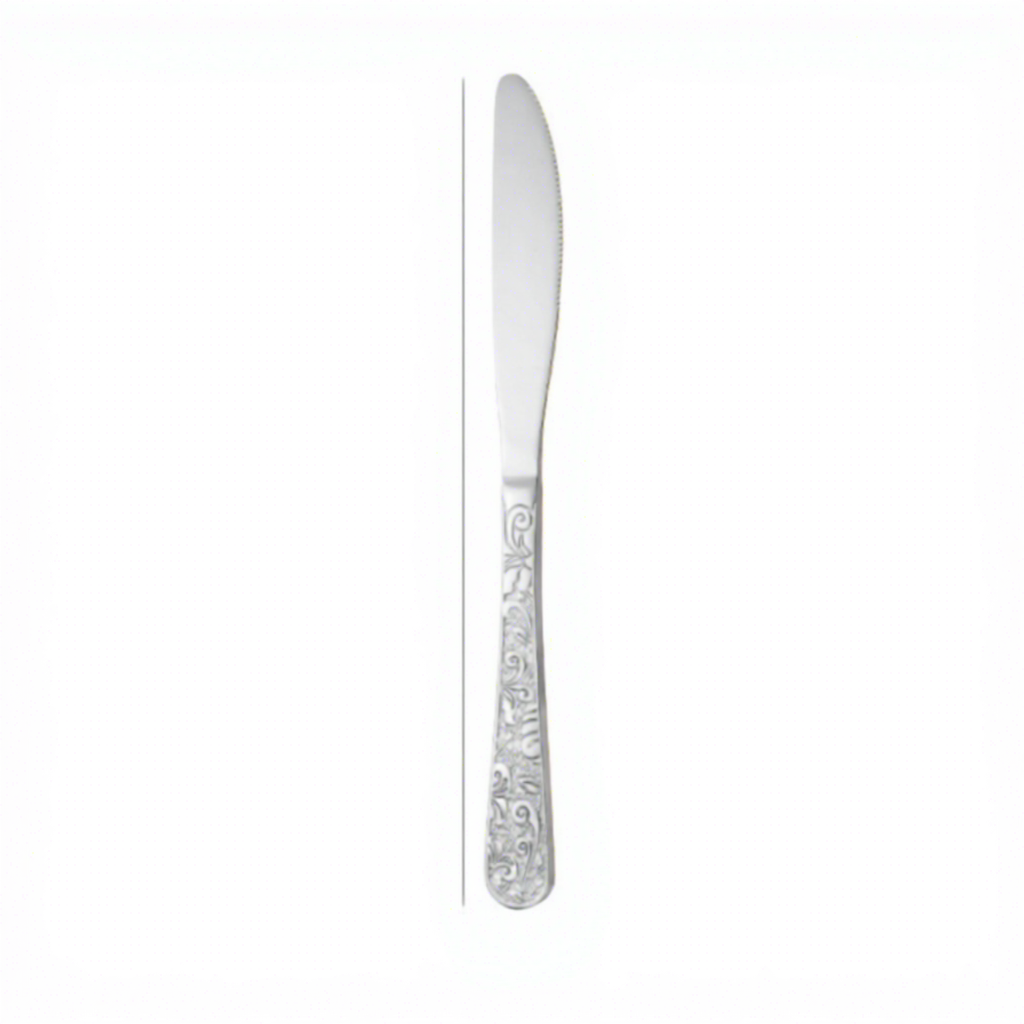 Couteau de table maître argenté
