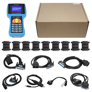 Neueste T300 V7.2 T-Code Spanischer Autos chl üssel programmierer Scanner Diagnose werkzeug Auto Transponder Key Maker mit 7 Kabeln 9 Adaptern
