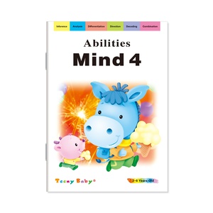 Mainan pendidikan usia 3-6 tahun pencerahan intelektual potensial pengembangan seri 4 buku Pack untuk bahasa Inggris - Product Image 5