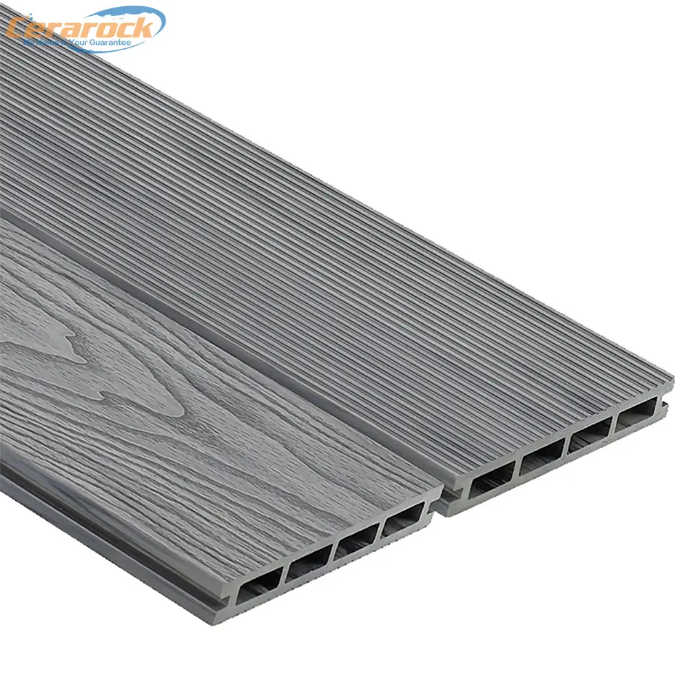 Cerarock residential and commercial waterproof anti-slip wood grain outdoor wpc composite floor