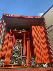Impalcatura verticale di accesso del ponteggio del telaio del portale verniciato a polvere per la costruzione di edifici - Product Image 6