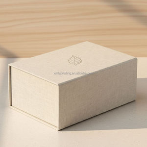 Tùy chỉnh Linen gia đình lưu niệm hộp với Lá Nóng dập biểu tượng lớn Bộ nhớ hộp cho quý khoảnh khắc - Product Image 3