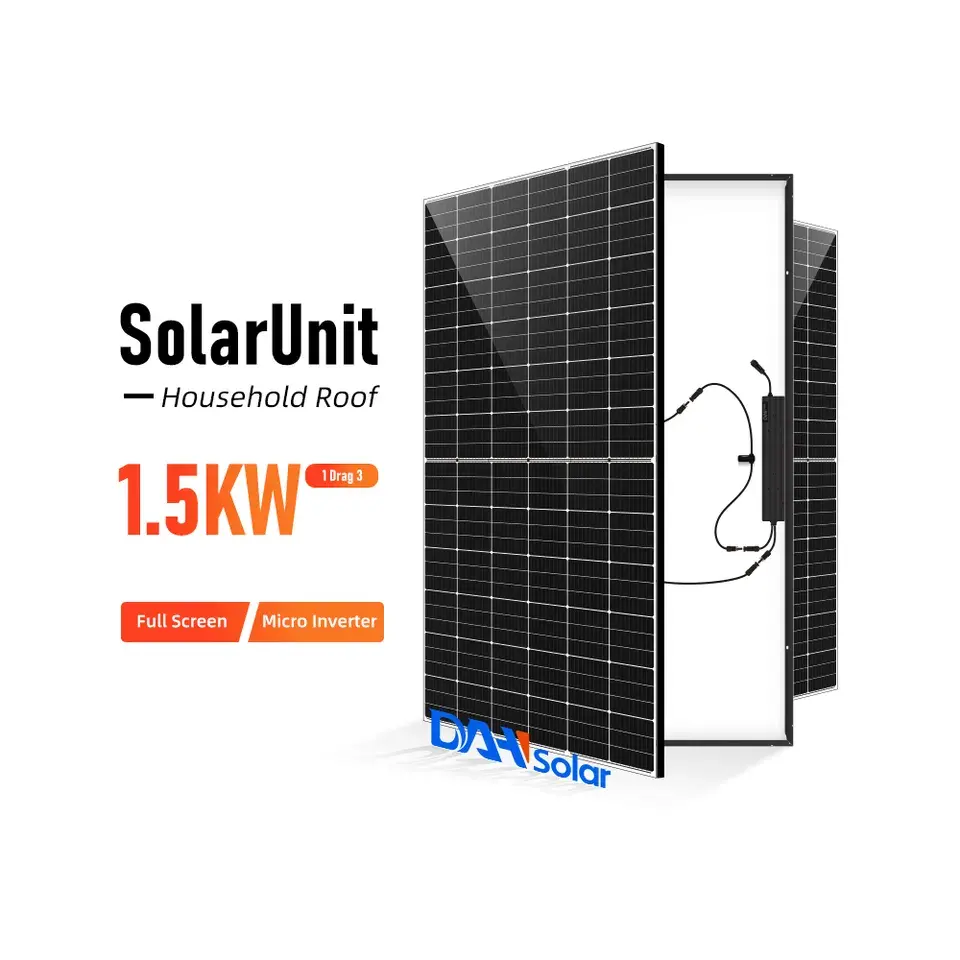 DAH nouvelle unité solaire de conception 920W 1500w 3000W 5000w panneau solaire sur réseau