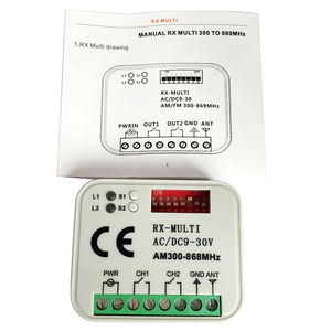 Gate-Fernbedienung system Empfänger Rolling Code Festcode Mehrfrequenz-Fernbedienung empfängersc halter 300MHz-868MHz - Product Image 2