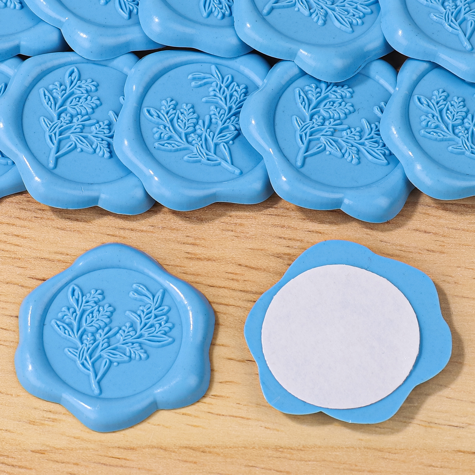 New embossed twigs-luo blue