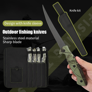Açık kamp fileto bıçak balıkçılık iyi Hepler paslanmaz çelik siyah kaplama balıkçı bıçağı - Product Image 1