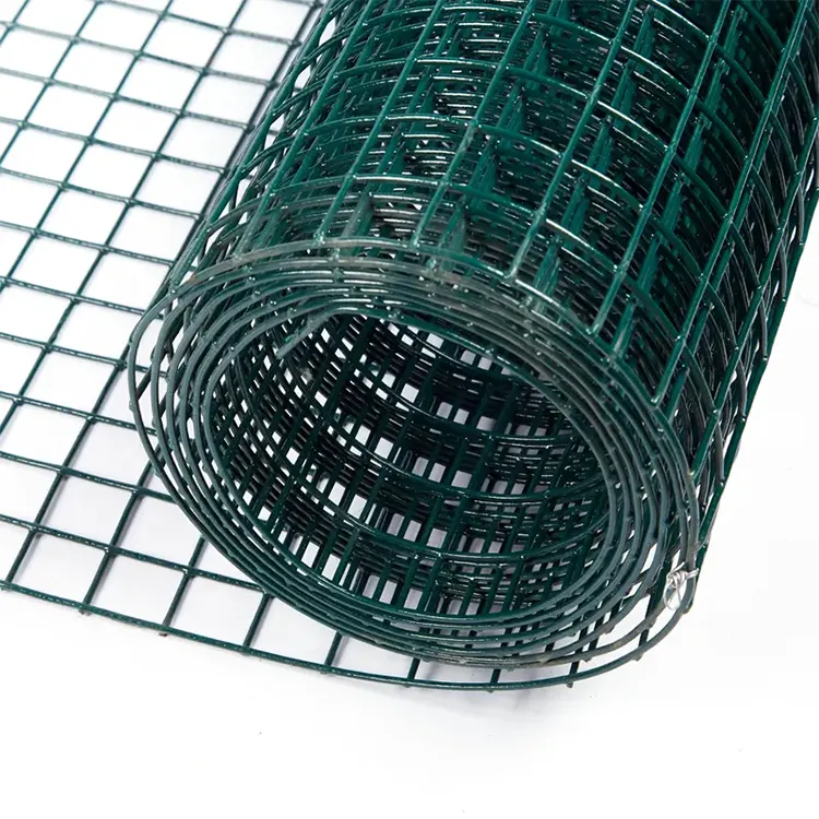 Hot Sale China Manufacture Quality Pvc Coated Welded Wire Mesh Used In Bird Rabbit Cages Welded Wire Fence Mesh Rolls
