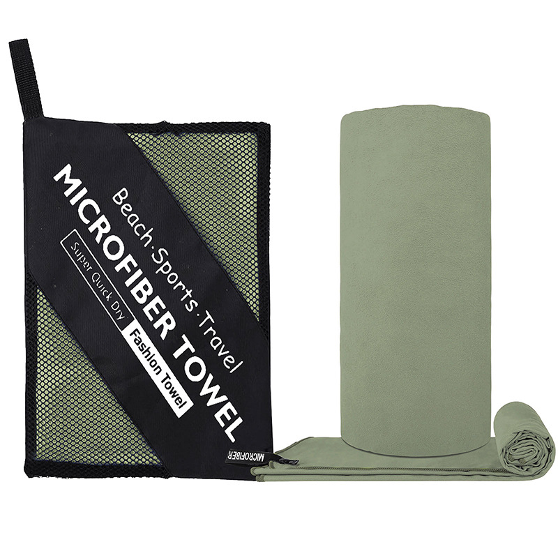 Bolso con cremallera verde militar